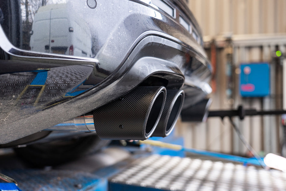 Milltek Cat-back - GPF/OPF Back - Resonated with JET-100 Carbon Trims - Ateca Cupra - SSXSE227