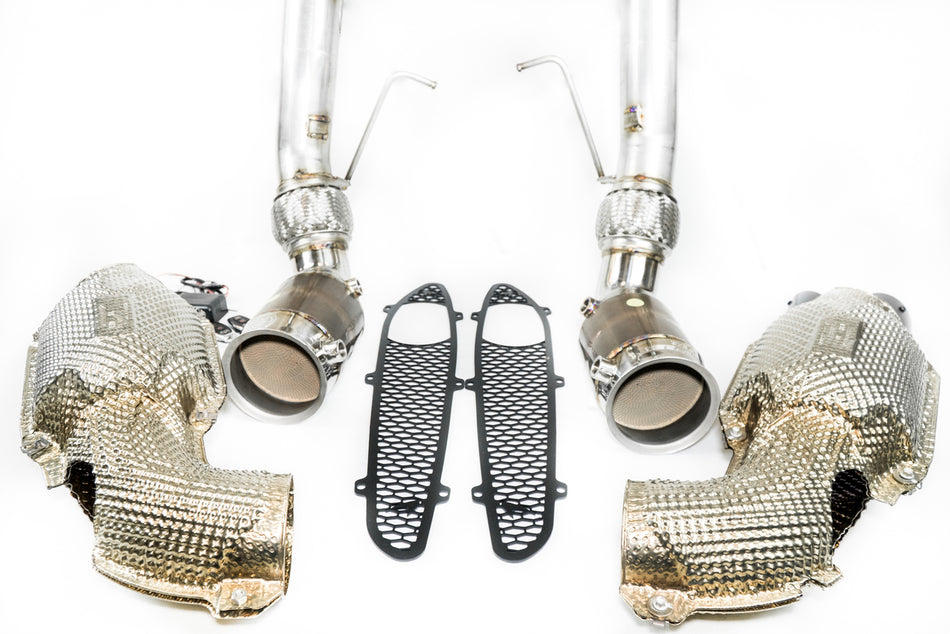Fabspeed McLaren 570S / 540C "918 Style" Valvetronic Sport Catalytic Converter Exhaust System