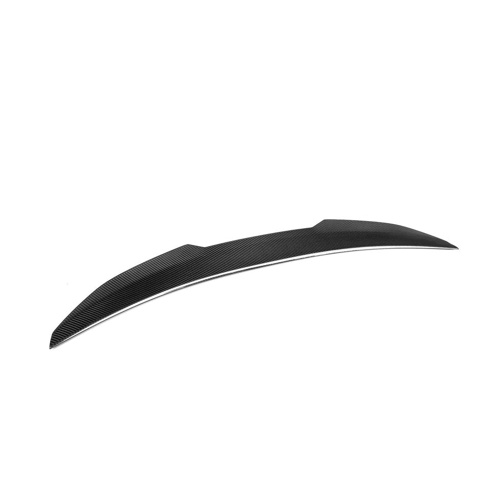 MHC+ BMW 4 Series Ducktail Style Rear Spoiler In Pre Preg Carbon Fibre (F32)