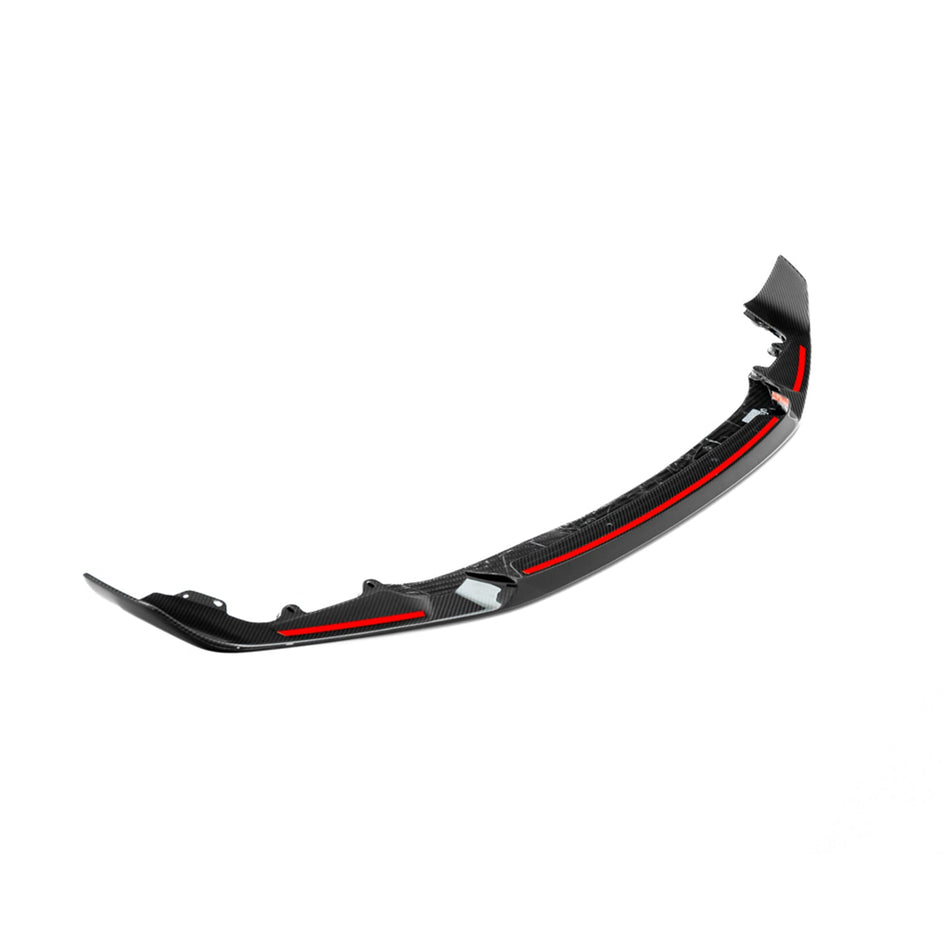 MHC+ BMW M2 Competition Performance Style Front Splitter In Gloss Pre Preg Carbon Fibre (F87C)