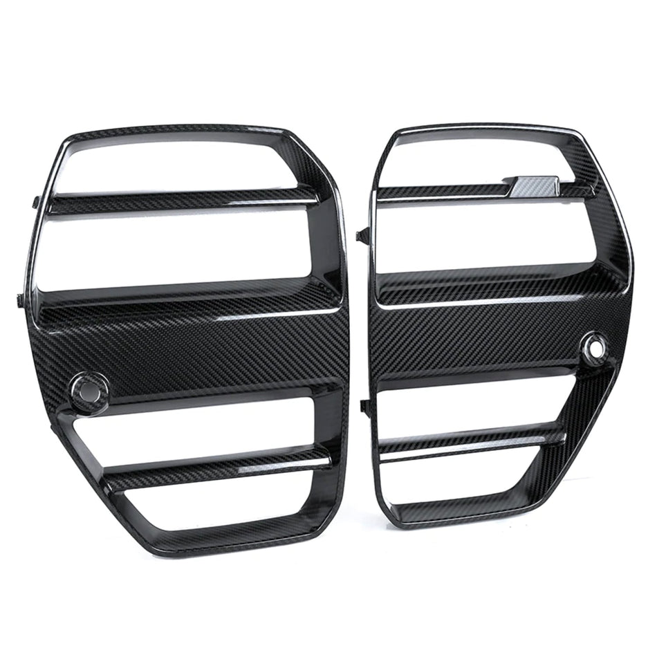 MHC+ BMW M3/M4 GT Style Front Grille in Pre Preg Carbon Fibre (G80/G81/G82/G83)