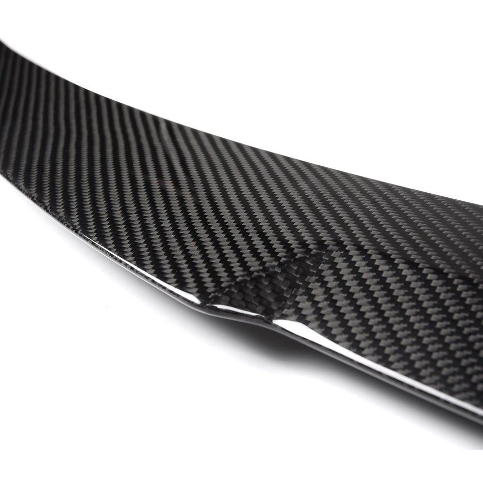 MHC+ BMW M5 'M4 Style' Rear Spoiler In Pre Preg Carbon Fibre (F10)