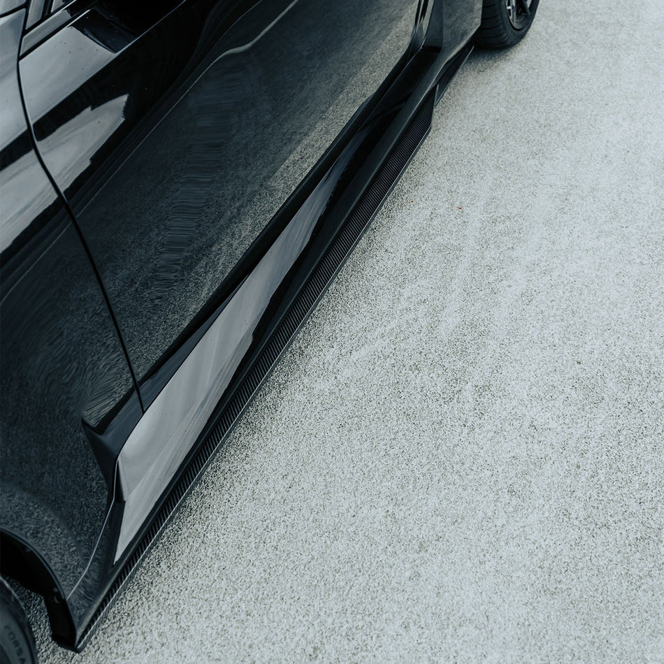 MHC+ BMW M2 2023 G87 Edition 1 Side Skirts In Pre Preg Gloss Carbon Fibre (G87)