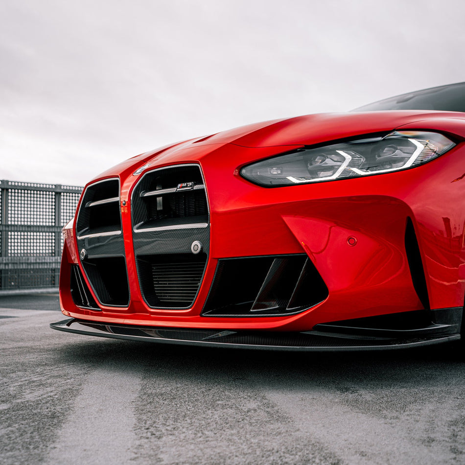MHC+ BMW M3/M4 GT Style Front Grille With ACC In Pre Preg Carbon Fibre (G80/G81/G82/G83)