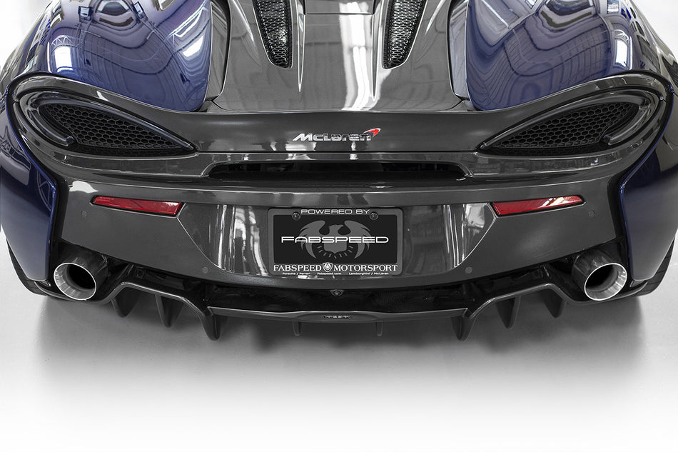 Fabspeed McLaren 570S Deluxe Bolt-On Dual Titanium Tips