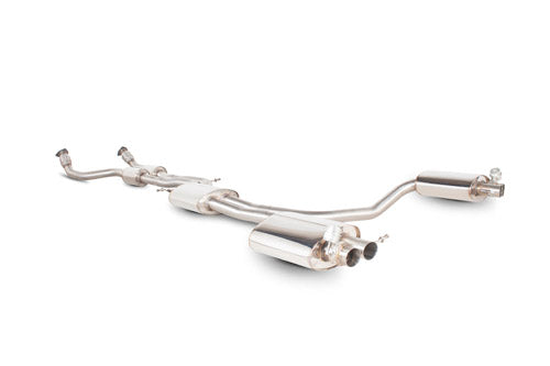 Scorpion Resonated cat-back system inc active exhaust valve for Audi RS4 B8 4.2 FSI Quattro Avant/RS5 4.2 V8 Coupe