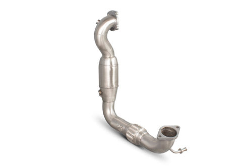 Scorpion Downpipe with high flow sports catalyst for Ford Fiesta Ecoboost 1.0T 100,125 & 140 PS