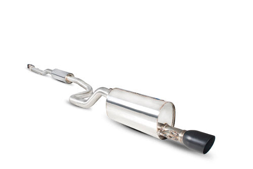 Scorpion Resonated cat-back system for Vauxhall Corsa D 1.4 Turbo Black Edition