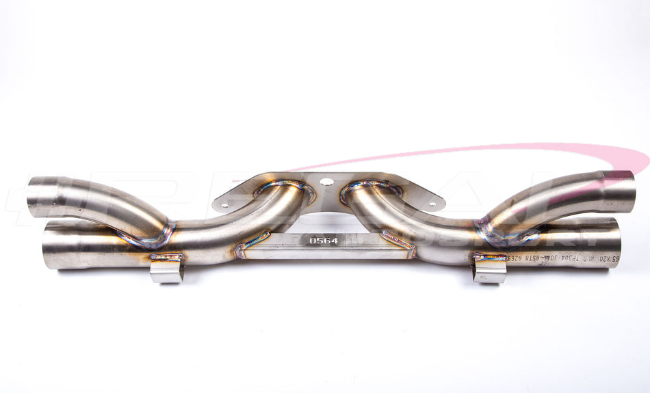 SharkWerks 991 GT3 Center Bypass Exhaust for 2013+ 991 GT3