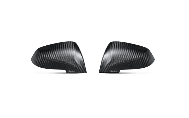 Akrapovic Carbon Fiber Mirror Cap Set - Matte BMW M2 (F87)