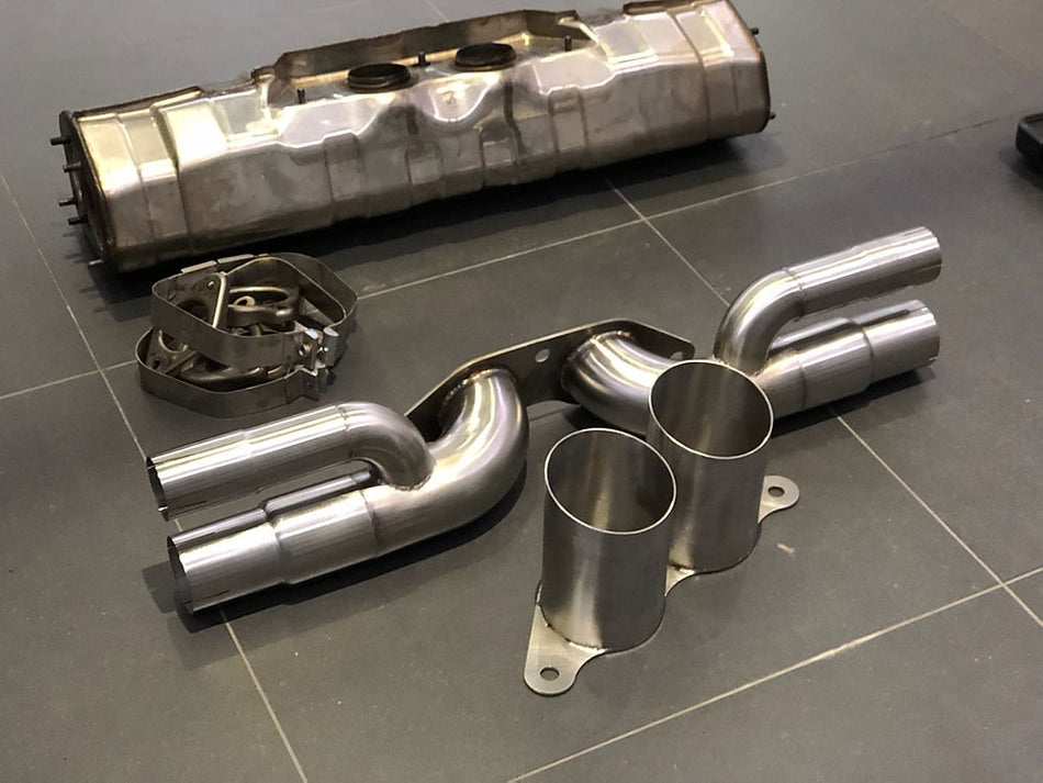 BRE Porsche 991 / 991.2 GT3 RS (Inconel) Rear bypass (Valved)