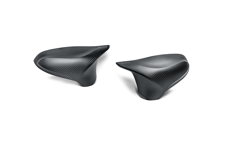 Akrapovic Carbon Fiber Mirror Cap Set - Matte BMW M3 (F80)