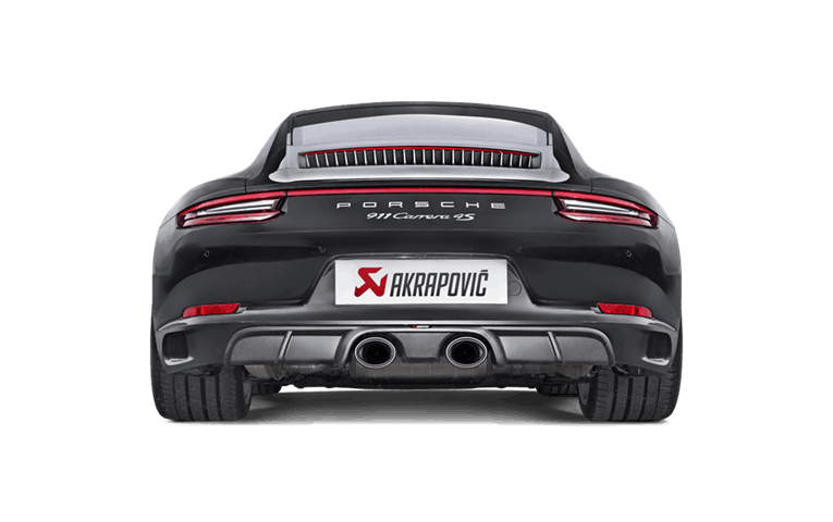 Akrapovic Rear Carbon fiber diffuser - Matte Porsche 911 Carrera Cabriolet /S/4/4S/GTS (991.2)
