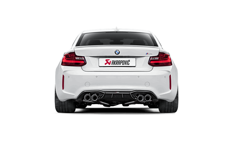 Akrapovic Rear Carbon fiber diffuser - High Gloss BMW M2 (F87)