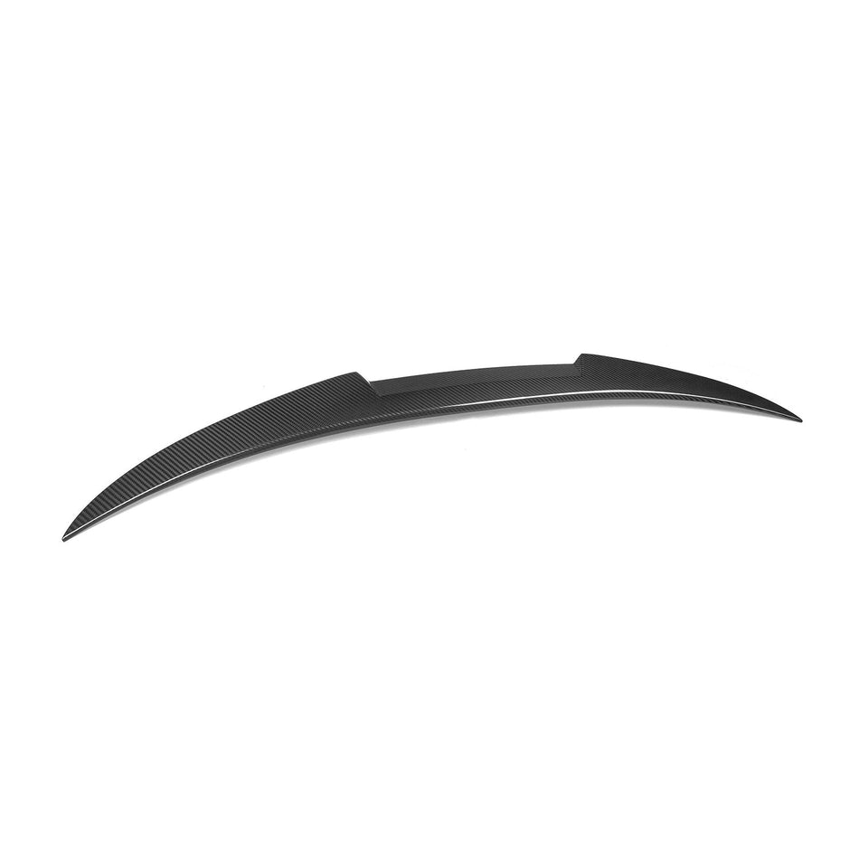 MHC+ BMW M4/4 Series M4 Style Rear Spoiler In Pre Preg Carbon Fibre (F83/F33)