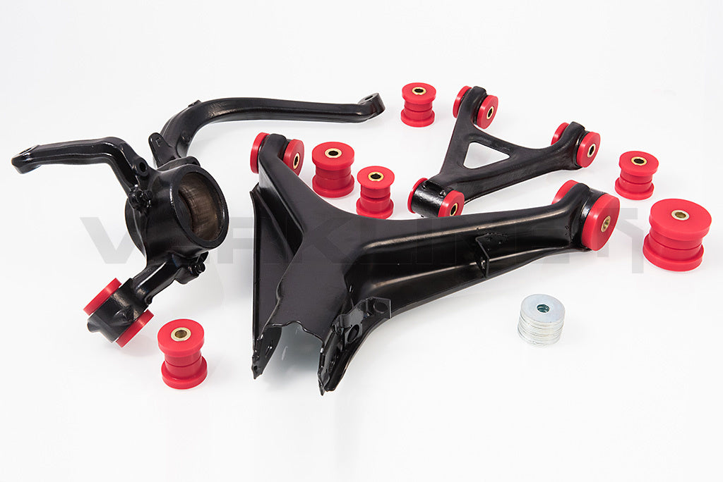 Verkline Full Rear Polyurethane Bushings Set – Audi B4/B5 Steel (Street hardness)