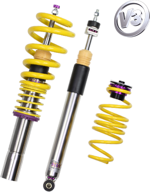 KW Variant 3 Coilovers for A3; (8P) - with electronic dampers Cabrio - usp strut Ø 55mm